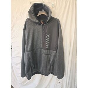Hawx Men's Solano Reversible Thermal Fleece-lined Hooded Sweatshirt Sz‎ 2XL